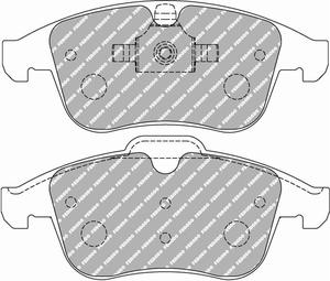 Klocki hamulcowe Ferodo DS2500 OPEL Kadett (E) 1.7 Przd - 2827976591