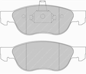 Klocki hamulcowe Ferodo DS3000 OPEL Olympia 1.1 Przód