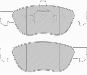 Klocki hamulcowe Ferodo DS3000 OPEL Olympia 1.1 Przd - 2827976676