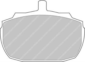 Klocki hamulcowe Ferodo DS2500 OPEL Vectra (B) 2.0 Przód