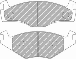 Klocki hamulcowe Ferodo DS2500 PEUGEOT 205 1.9 Ty - 2827976927