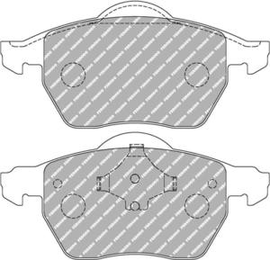 Klocki hamulcowe Ferodo DS2500 PEUGEOT 206 1.6 Ty - 2827976963