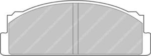 Klocki hamulcowe Ferodo DS3000 PEUGEOT 306 1.6 Przód