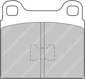 Klocki hamulcowe Ferodo DS3000 PEUGEOT Partner/Ranch 1.9 Przd - 2827977557