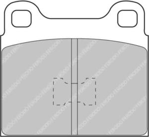 Klocki hamulcowe Ferodo DS2500 RENAULT 11 1.4 Przód
