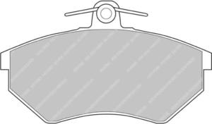 Klocki hamulcowe Ferodo DS2500 RENAULT 18 1.6 Przód