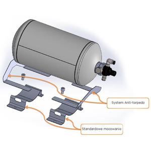 Adapter anti-torpedo, do systemów ganiczych