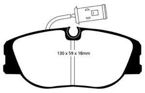 Klocki hamulcowe EBC Greenstuff Alfa Romeo 164 92-98 - 2843276095