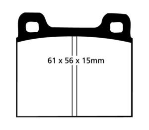 Klocki hamulcowe EBC Greenstuff Audi 80 (F103) 66-69