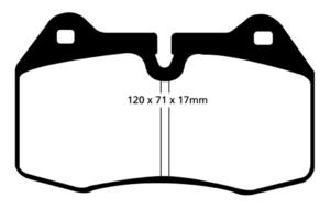 Klocki hamulcowe EBC Greenstuff Bmw 728 95-2001 - 2843276924