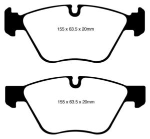 Klocki hamulcowe EBC Greenstuff Bmw 123 2007-2010 - 2843277238