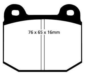 Klocki hamulcowe EBC Greenstuff Bmw 316 80-83