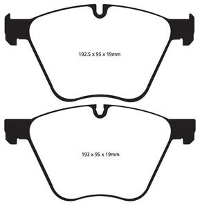 Klocki hamulcowe EBC Greenstuff Bmw 730 2008-2010 - 2843277328