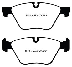 Klocki hamulcowe EBC Greenstuff Bmw 325 2005-2010