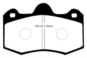 Klocki hamulcowe EBC Redstuff Renault Clio 2001-2003 - 2843279589