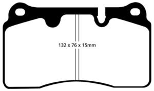 Klocki hamulcowe EBC Redstuff Renault Megane MK3 Coupe 2009- - 2843279606