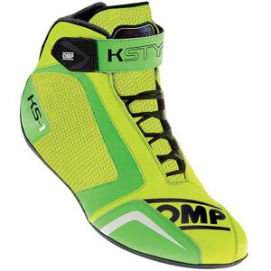 Buty kartingowe OMP KS-1 - Biae / czarno-czerwone wstawki - 2827954508