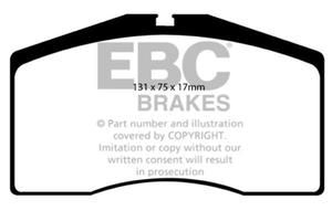 Klocki hamulcowe EBC Redstuff przd AUDI RS2 (8C) 2.2 Turbo 93-96 - 2860238685