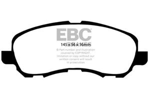 Klocki hamulcowe EBC Yellowstuff przd CITROEN C4 Aircross 1,6 2012- - 2860244736