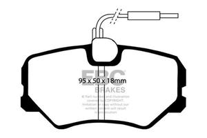 Klocki hamulcowe EBC Yellowstuff przd PEUGEOT 405 1.9 TD Estate 94-96 - 2860251553