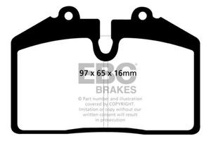 Klocki hamulcowe EBC YELLOWSTUFF ty AUDI RS2 (8C) 2.2 Turbo 93-96 - 2860263120