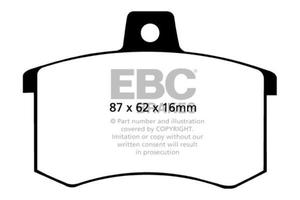 Klocki hamulcowe EBC Greenstuff ty AUDI 100 Avant quattro 2 90-92