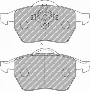 Klocki hamulcowe Ferodo DS Performance przd AUDI 100 Avant/Estate (4A, C4) 2.3 E, 2.3 E quattro - 2860373308