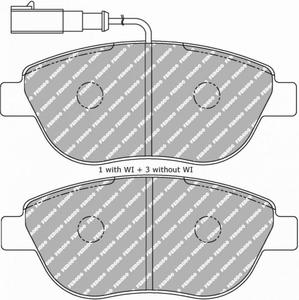 Klocki hamulcowe Ferodo DS Performance przd LANCIA DELTA III (844) 1.6 D Multijet - 2860378325