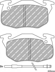 Klocki hamulcowe Ferodo DS Performance przd PEUGEOT 306 Hatchback (7A, 7C, N3, N5) 1.6 - 2860379642