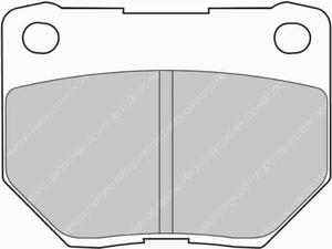 Klocki hamulcowe Ferodo DS Performance ty SUBARU Impreza II (GD, GG) 2.0 WRX Turbo - 2860381534