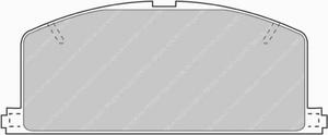 Klocki hamulcowe Ferodo DS Performance przd TOYOTA Corolla I (E8) 1.8 D - 2860381771