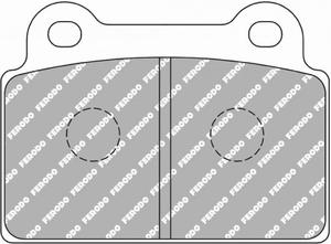 Klocki hamulcowe Ferodo Racing ty MITSUBISHI LANCER Saloon (CY/Z_A) 2.0 EVO X - 2860387941