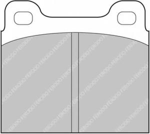 Klocki hamulcowe Ferodo Racing ty VOLVO 244 All i - 2860388531