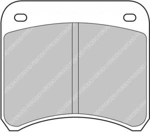 Klocki hamulcowe Ferodo Racing ty RENAULT Clio II Super 1600 - 2860405723