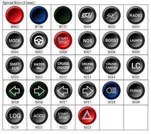 Przycisk / klawisz specjalny 15 mm do klawiatury - panela sterujcego ECUMASTER CAN BUS - 2860210780
