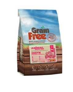 ANIMAL GRAIN FREE Indyk z batatami i urawin dla dorosych psw ras duych 12 kg - 2857373313