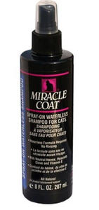 MIRACLE COAT SPRAY-ON WATERLESS SHAMPOO FOR CATS - Bezwodny szampon w aerozolu dla kotw 207 ml - 2831098049