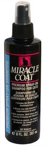 MIRACLE COAT PREMIUM SPRAY-ON SHAMPOO FOR CATS - Naturalny szampon zioowy w sprayu dla kotw 237 ml. - 2831098052