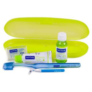 VITIS Kit Orthodontic (pasta 15ml + pyn30 ml + wosk + szcz. Interprox + szcz. Orthodontic Access) - zestaw ortodontyczny - 2827460172