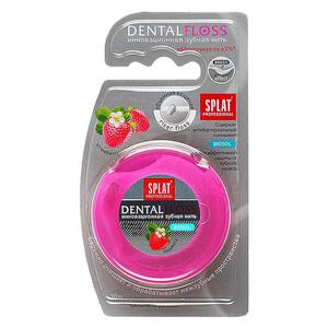 Splat Dental Floss TRUSKAWKA 30 m - pczniejca ni dentystyczna, pokryta warstw wosku - 2827460245