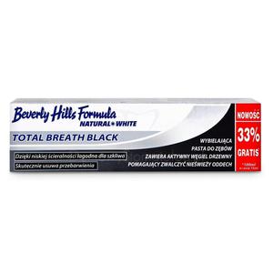 Beverly Hills Formula TOTAL BREATH BLACK - czarna pasta wybielajca 75ml + 25ml gratis!