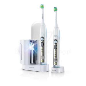 Philips Sonicare FlexCare HX6932/36 - promocyjny zestaw 2 szczoteczek sonicznych + sanitazer UV - 2827460289