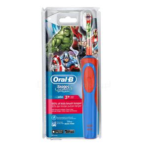 Szczoteczka Akumulatorowa Braun Oral-B AVENGERS Advance Power D12.513K - szczoteczka dla dzieci z postaciami superbohaterw z komiksw - 2827460313