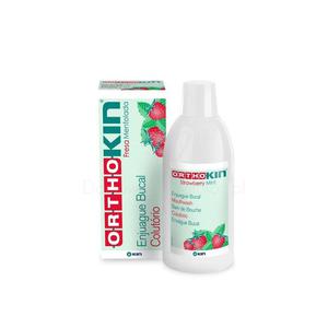 OrthoKIN Strawberry Mint 250ml - pyn do pukania jamy ustnej dla osb z aparatami ortodontycznymi - 2846833331