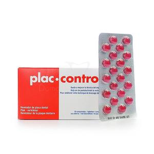 PLAC CONTROL tabletki do wybarwiania pytki nazbnej 20 szt. - 2827460368