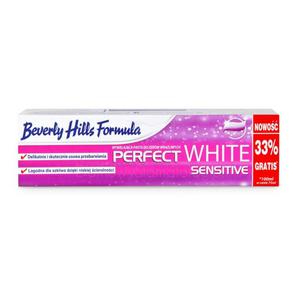 Beverly Hills Formula Perfect White SENSITIVE - pasta wybielajca 75ml + 25ml gratis! - 2827460384