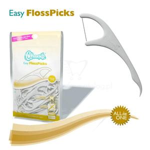 Cleanpik EASY Flosspicks - Niciowykaaczka wielokrotnego uytku 50szt. - 2827459605