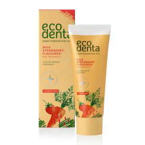 Ecodenta Poziomka - pasta do zbw dla dzieci bez fluoru z wycigiem z marchwi 75ml - 2850946500