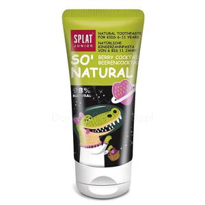 Splat Junior So Natural Berry Coctail naturalna pasta dla dzieci o smaku owocw lenych 55ml - 2857323920