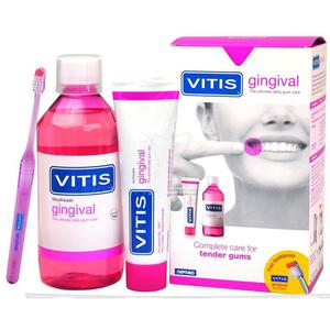 VITIS Gingival zestaw 3w1 - pyn, pasta i szczoteczka - 2857482110